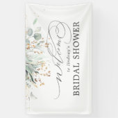 Greenery Eucalyptus Vrijgezellenfeest Welkom Spandoek (Verticaal)