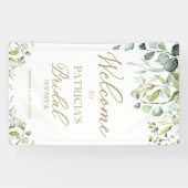 Greenery Eucalyptus Vrijgezellenfeest Welkom Spandoek (Horizontaal)