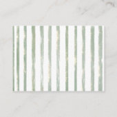 Greenery eucalyptus wacht vroeg op Baby shower Boo Informatiekaartje (Achterkant)