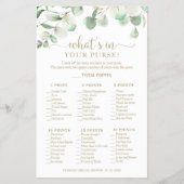 Greenery Eucalyptus Wat zit er in je paardenspel Flyer (Voorkant)