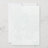 Greenery Eucalyptus Watercolor Wedding Invitation Kaart (Achterkant)