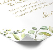 Greenery Eucalyptus Waterverf Mimosa Bar Sign Poster (Hoek)