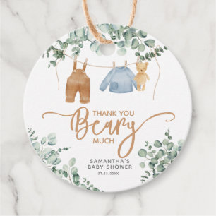 Greenery eucalyptus We kunnen snel wachten op Baby Bedankjes Labels
