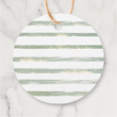 Greenery eucalyptus We kunnen snel wachten op Baby Bedankjes Labels (Achterkant)