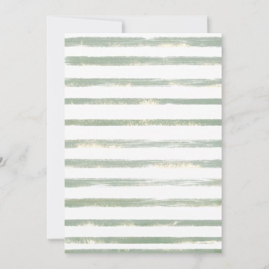 Greenery eucalyptus We kunnen snel wachten op Baby Kaart (Achterkant)