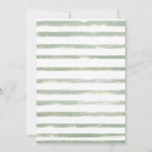 Greenery eucalyptus We kunnen snel wachten op Baby Kaart (Achterkant)