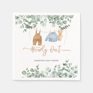 Greenery eucalyptus We kunnen snel wachten op Baby Servet
