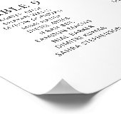 Greenery Eucalyptus Wedding 12 Table Seating Chart Poster (Hoek)