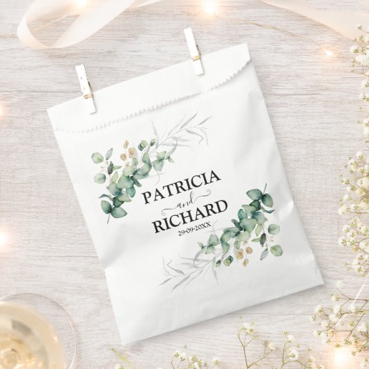 Greenery Eucalyptus Wedding Bedankzakje (Geknipt)