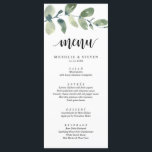 Greenery Eucalyptus Wedding Elopement Dinner Menu<br><div class="desc">Moderne groene Eucalyptus Wedding Elopement Dinner Kaart. Eenvoudig aan te passen en aan uw behoeften aan te passen,  en uw gasten zullen enthousiast zijn wanneer zij deze perfecte en stijlvolle menu van het diner zien.</div>