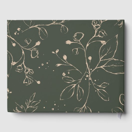 Greenery Eucalyptus Wedding Gastenboek (Achterkant)