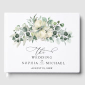 Greenery Eucalyptus Wedding Gastenboek (Voorkant)