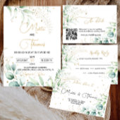 Greenery Eucalyptus Wedding Kaart