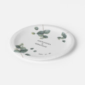 Greenery Eucalyptus Wedding Paper Bord (Gekanteld)