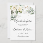 Greenery Eucalyptus Wedding Save the Date (Voorkant)
