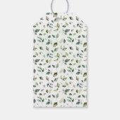 Greenery Eucalyptus Wedding Shower Cadeaulabel (Achterkant)