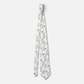 Greenery Eucalyptus Wedding Stropdas (Achterkant)