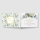 Greenery Eucalyptus Welkom Trouwen Folie Guestbook Gastenboek (Volledig)