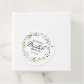 Greenery Eucalyptus Wreath Vrijgezellenfeest Bedankjes Labels (In situ)