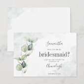 Greenery Eucalyptus zal je mijn briefkaart zijn (Voorkant / Achterkant)