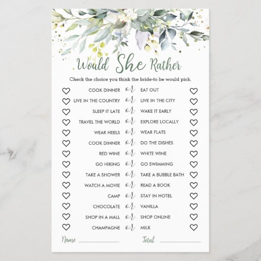 Greenery Eucalyptus zou ze een beetje een bridal s Flyer (Voorkant)