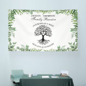 Greenery Family Reunion Tree backdrop banner (Beurs)
