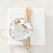 Greenery Farm Animals Birthday Baby shower Favor Bedankjes Labels (In situ)