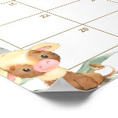 Greenery Farm Animals denken dat Baby's op de verv Poster (Hoek)