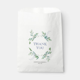 Greenery Favor Bags Bedankzakje