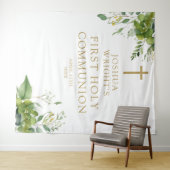 Greenery First Heilige Communauteit Foto achtergro Wandkleed (In Situ (horizontaal))