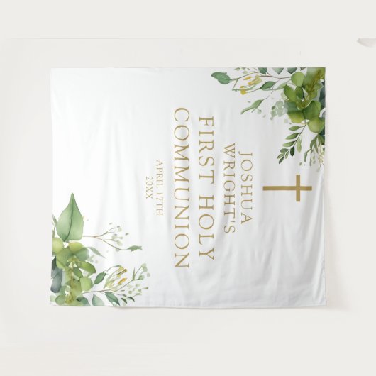 Greenery First Heilige Communauteit Foto achtergro Wandkleed (Voorkant (horizontaal))