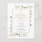 Greenery First Heilige Communauteit Uitnodiging Briefkaart (Voorkant)
