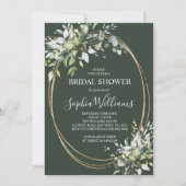 Greenery Floral Bridal Shower Kaart (Voorkant)