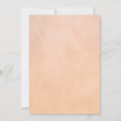 Greenery Floral Cascade Rustic Tuscan Wedding Kaart (Achterkant)