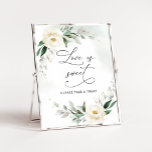 Greenery floral gold elegant Love is lief Poster<br><div class="desc">Greenery floral gold elegant Love is lief Poster Matching Items available.</div>