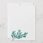 Greenery Floral Gold     Foilwill is mijn bruidsme Kaart (Achterkant)