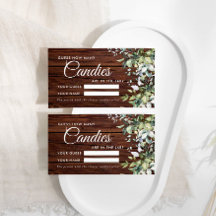 Greenery Floral Hoeveel Snoepjes doen de Kaart van