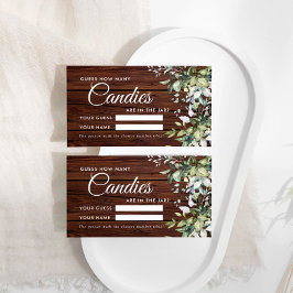 Greenery Floral Hoeveel Snoepjes doen de Kaart van Plaatskaartje