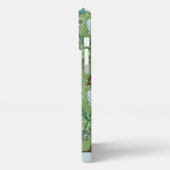 Greenery floral naadloos patroon gepersonaliseerde iPhone hoesje (Linkerkant)