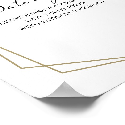 Greenery Floral Vrijgezellenfeest Datum acht Jar S Poster (Hoek)