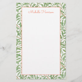 Greenery Foliage Botanical Pattern Green Sinaasapp Briefpapier