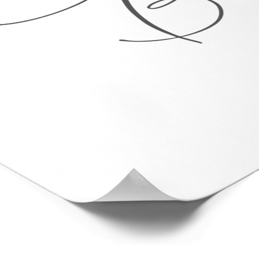 Greenery Foliage Cross Baby Baptisme Poster (Hoek)