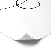 Greenery Foliage Cross Baby Christening Poster (Hoek)