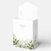 Greenery Foliage Dusty Roos Baby shower Bedankdoosjes (Geopend)