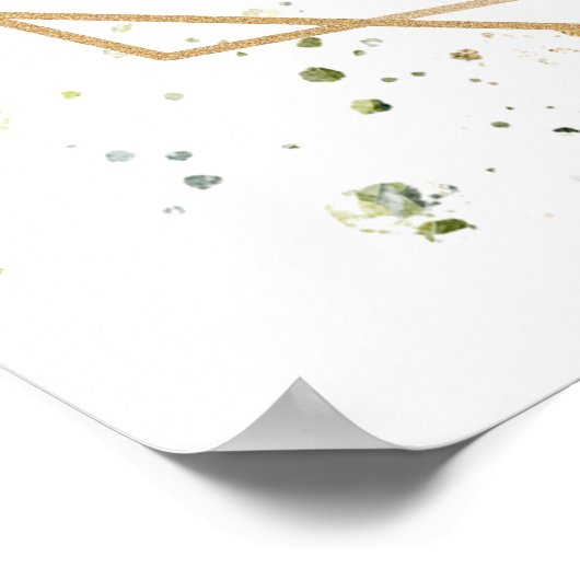 Greenery foliage eucalyptus gold zonder stopcontac poster (Hoek)