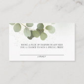 Greenery Foliage Eucalyptus Informatiekaartje (Achterkant)