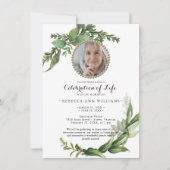 Greenery Foliage Foto's vieren het leven Kaart (Voorkant)