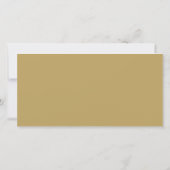 Greenery Foliage Gold Business Gift Certificate (Achterkant)