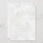 Greenery Foliage, Kardinaal kerstfeest Kaart (Achterkant)