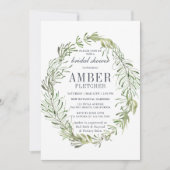 Greenery Foliage Leafy Vrijgezellenfeest Kaart (Voorkant)